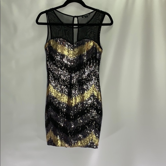 As U Wish Dresses & Skirts - “As U Wish” Sequin Dress Black/Silver/Gold.